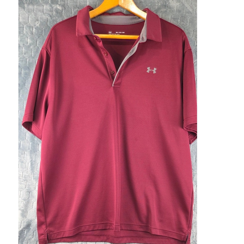 Under Armour Mens Vanish Seamless Short‎ Sleeve T-Shirt Maroon Burgundy